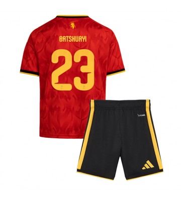 Belgien Michy Batshuayi #23 Hemmaställ Barn VM 2026 Kortärmad (+ Korta byxor)